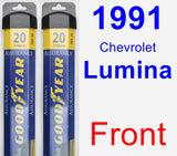 Front Wiper Blade Pack for 1991 Chevrolet Lumina - Assurance