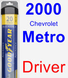 Driver Wiper Blade for 2000 Chevrolet Metro - Assurance