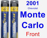 Front Wiper Blade Pack for 2001 Chevrolet Monte Carlo - Assurance