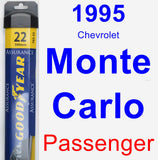 Passenger Wiper Blade for 1995 Chevrolet Monte Carlo - Assurance