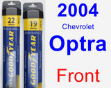 Front Wiper Blade Pack for 2004 Chevrolet Optra - Assurance