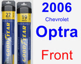 Front Wiper Blade Pack for 2006 Chevrolet Optra - Assurance