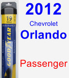 Passenger Wiper Blade for 2012 Chevrolet Orlando - Assurance