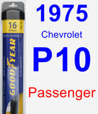 Passenger Wiper Blade for 1975 Chevrolet P10 - Assurance