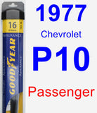 Passenger Wiper Blade for 1977 Chevrolet P10 - Assurance