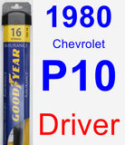 Driver Wiper Blade for 1980 Chevrolet P10 - Assurance