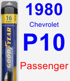 Passenger Wiper Blade for 1980 Chevrolet P10 - Assurance