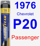 Passenger Wiper Blade for 1976 Chevrolet P20 - Assurance