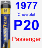 Passenger Wiper Blade for 1977 Chevrolet P20 - Assurance