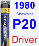 Driver Wiper Blade for 1980 Chevrolet P20 - Assurance