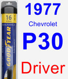 Driver Wiper Blade for 1977 Chevrolet P30 - Assurance