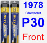 Front Wiper Blade Pack for 1978 Chevrolet P30 - Assurance