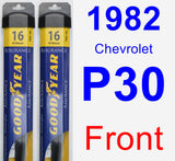 Front Wiper Blade Pack for 1982 Chevrolet P30 - Assurance