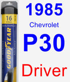 Driver Wiper Blade for 1985 Chevrolet P30 - Assurance