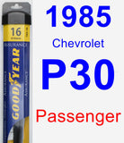 Passenger Wiper Blade for 1985 Chevrolet P30 - Assurance