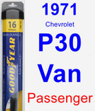 Passenger Wiper Blade for 1971 Chevrolet P30 Van - Assurance