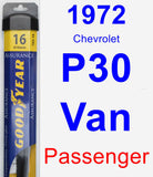 Passenger Wiper Blade for 1972 Chevrolet P30 Van - Assurance