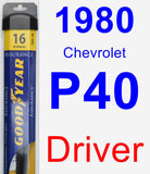 Driver Wiper Blade for 1980 Chevrolet P40 - Assurance