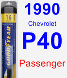 Passenger Wiper Blade for 1990 Chevrolet P40 - Assurance