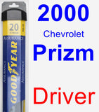 Driver Wiper Blade for 2000 Chevrolet Prizm - Assurance