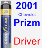 Driver Wiper Blade for 2001 Chevrolet Prizm - Assurance