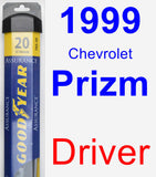 Driver Wiper Blade for 1999 Chevrolet Prizm - Assurance