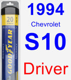 Driver Wiper Blade for 1994 Chevrolet S10 - Assurance