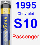 Passenger Wiper Blade for 1995 Chevrolet S10 - Assurance