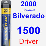 Driver Wiper Blade for 2000 Chevrolet Silverado 1500 - Assurance