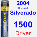 Driver Wiper Blade for 2004 Chevrolet Silverado 1500 - Assurance