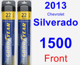 Front Wiper Blade Pack for 2013 Chevrolet Silverado 1500 - Assurance