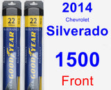 Front Wiper Blade Pack for 2014 Chevrolet Silverado 1500 - Assurance