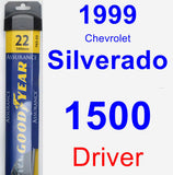 Driver Wiper Blade for 1999 Chevrolet Silverado 1500 - Assurance