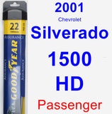 Passenger Wiper Blade for 2001 Chevrolet Silverado 1500 HD - Assurance