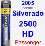 Passenger Wiper Blade for 2005 Chevrolet Silverado 2500 HD - Assurance