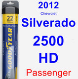 Passenger Wiper Blade for 2012 Chevrolet Silverado 2500 HD - Assurance