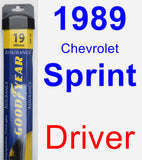 Driver Wiper Blade for 1989 Chevrolet Sprint - Assurance