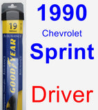 Driver Wiper Blade for 1990 Chevrolet Sprint - Assurance