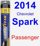 Passenger Wiper Blade for 2014 Chevrolet Spark - Assurance
