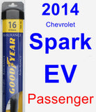 Passenger Wiper Blade for 2014 Chevrolet Spark EV - Assurance