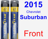 Front Wiper Blade Pack for 2015 Chevrolet Suburban - Assurance