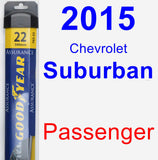 Passenger Wiper Blade for 2015 Chevrolet Suburban - Assurance