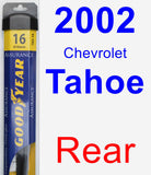 Rear Wiper Blade for 2002 Chevrolet Tahoe - Assurance