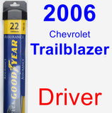 Driver Wiper Blade for 2006 Chevrolet Trailblazer - Assurance