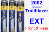Front & Rear Wiper Blade Pack for 2002 Chevrolet Trailblazer EXT - Assurance