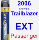Passenger Wiper Blade for 2006 Chevrolet Trailblazer EXT - Assurance