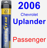 Passenger Wiper Blade for 2006 Chevrolet Uplander - Assurance