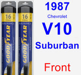 Front Wiper Blade Pack for 1987 Chevrolet V10 Suburban - Assurance