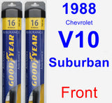 Front Wiper Blade Pack for 1988 Chevrolet V10 Suburban - Assurance