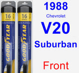 Front Wiper Blade Pack for 1988 Chevrolet V20 Suburban - Assurance